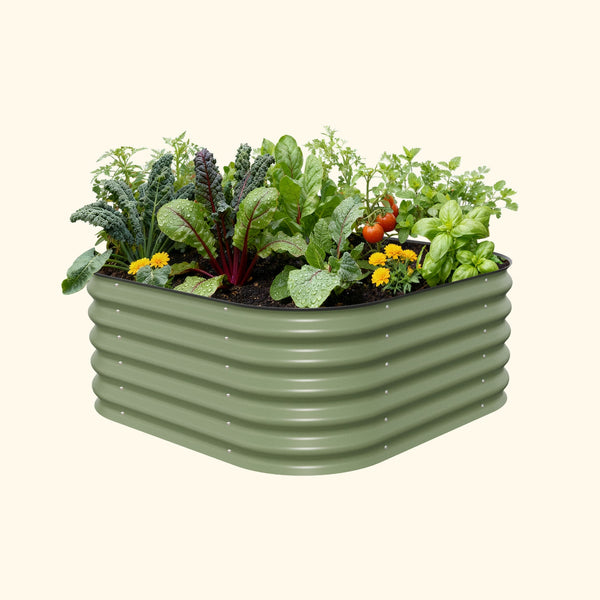 17in Tall 4-in-1 Small Modular Raised Garden Bed Kit – view 1