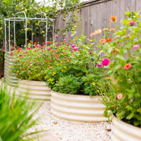 17in Tall 42in Round Raised Garden Bed Kit – view 6