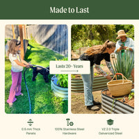17in Tall L-Shaped Raised Garden Bed Kit - Standard – view 6