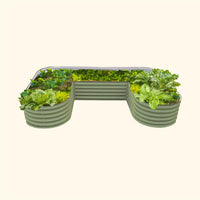 17in Tall U-Shaped Raised Garden Bed Kit - Standard – view 1