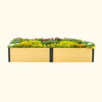 16in Tall Woodgrain 4ft x 8ft Raised Garden Bed – view 2
