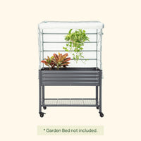 Greenhouse Frost Cover & Trellis System for Elevated Beds – 2ft x 6ft, Frame + Cover – view 2