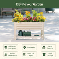 Kids First Elevated Garden Bed 1.3ft x 3ft – view 4