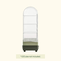 Mesh Cover & Trellis System for EZCube Planter 21in x 24in – Frame + Cover – view 2