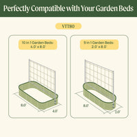 Metal Frame String Trellis – for 6.5ft Beds – view 5