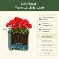 EZ Self-Watering Mini Planter Pot with Trellis – view 6