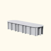 Soil-Saving Floor for 32in Extra Tall Beds – 2ft x 8ft – view 3