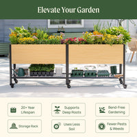 Woodgrain Elevated Garden Bed 2ft x 4ft – view 5